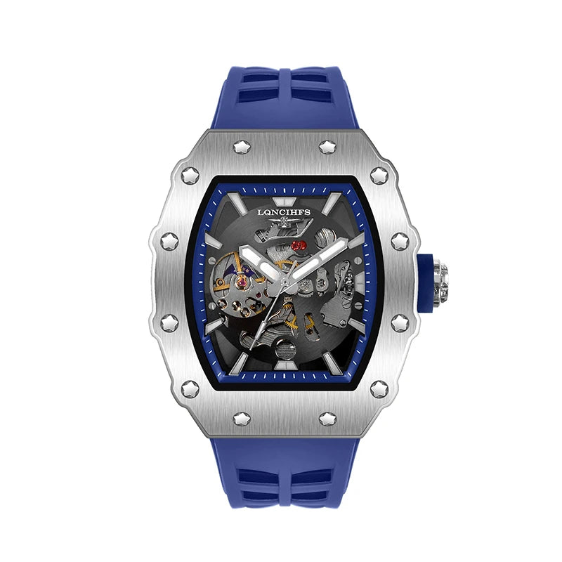 Men's luxury automatic Mechanical Watch  Sport Outdoor tourbillon waterproof luminous Fashion watch for men reloj hombre