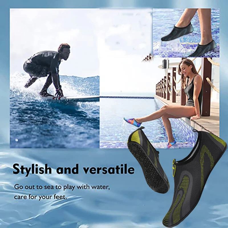 Water Sports Shoes Barefoot Quick-Dry Aqua Yoga Socks Slip-on for Men Women