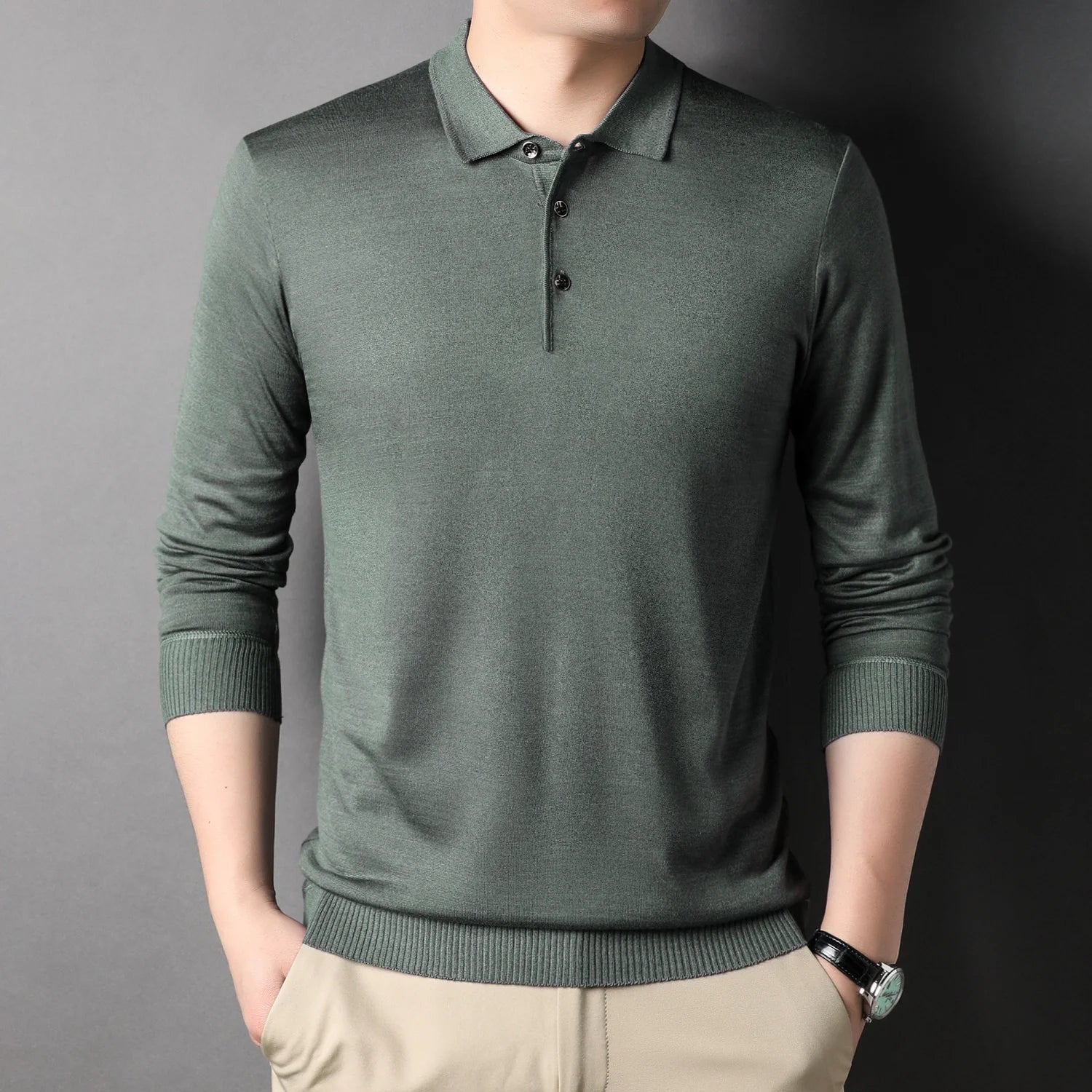 Man Sweatshirt Stripe Blue Pullovers Baggy Original Polo T Shirt For Men Japan High Brand Cheap Clothes Quotes Elasticity Luxury