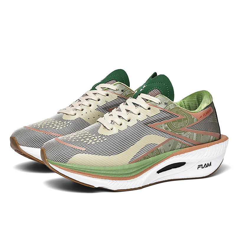 Men's Sports Shoes Sneakers Carbon Plate Running Shoes Male Marathon Racing Shock-absorbing Athletics Training Shoes for Women