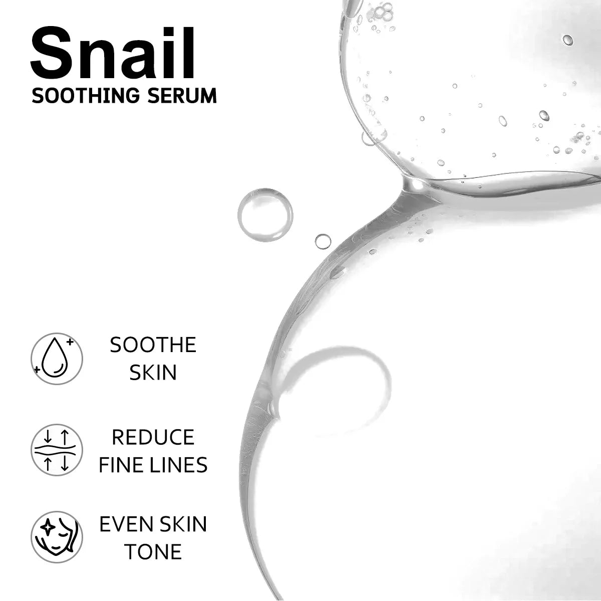 100ml 92% Snail Smoothing Skin Care serum
