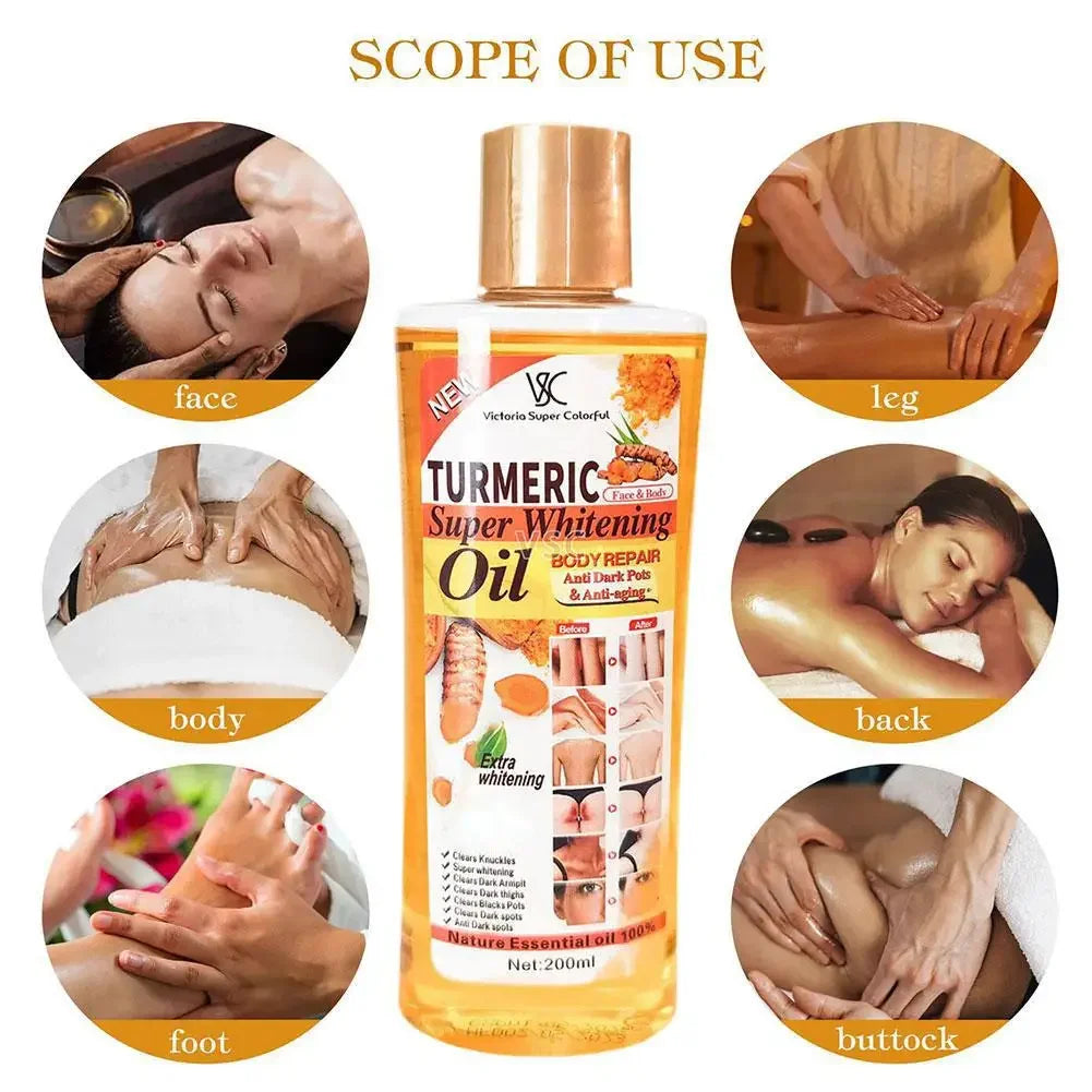 Turmeric Essential Oil Facial Body Massage oil 200m