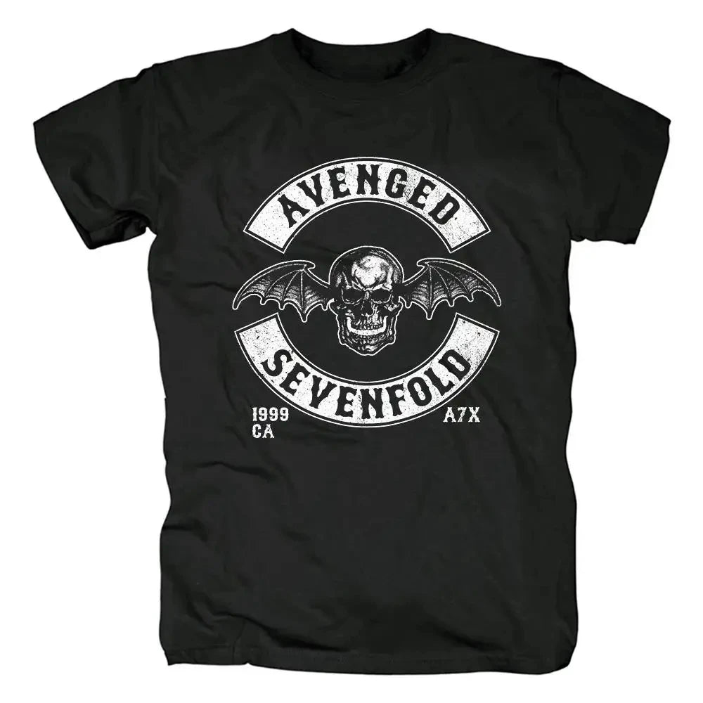 men Harajuku Metalcore Avenged Sevenfold Rock T Shirt Hip Hop Streetwear T Shirt Heavy Metal Plus Size T Shirt Women 62446