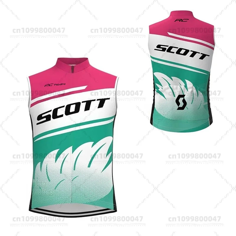 Men's Bike Vest Lightweight Windproof Sleeveless Cycling Suit Bike Soft Breathable Quick Dry MTB Bike Vest