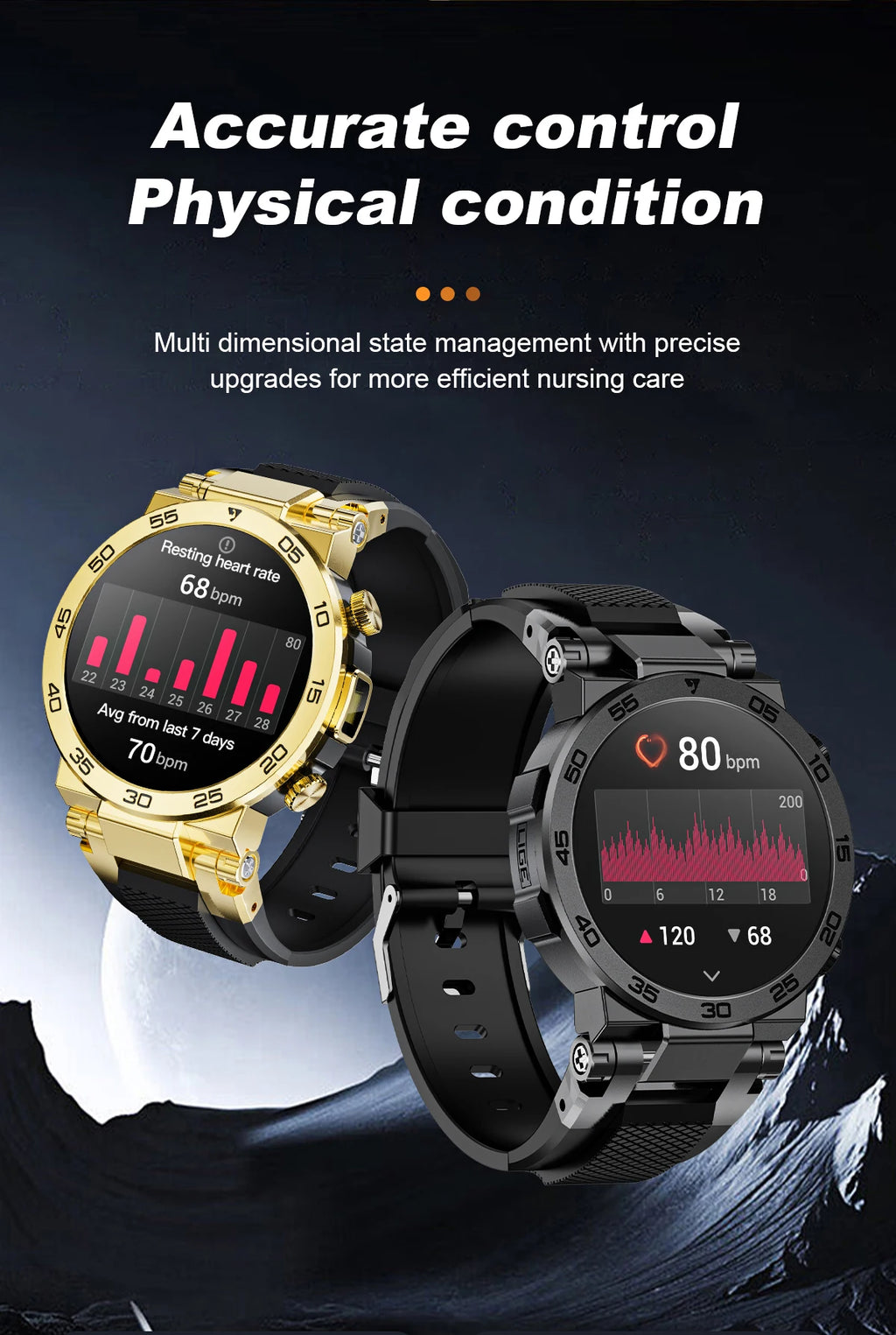 LIGE Fashion LED Flashlight Smart Watch For Men Custom Watch Face Bluetooth Call  Bracelet Sport Blood Oxygen Monitor Smartwatch