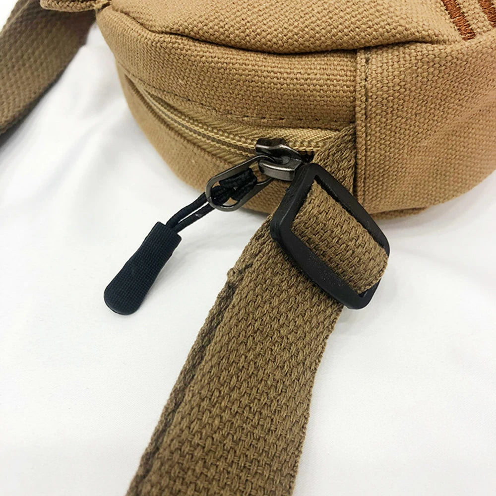 Fish Shape Canvas Messenger Bag