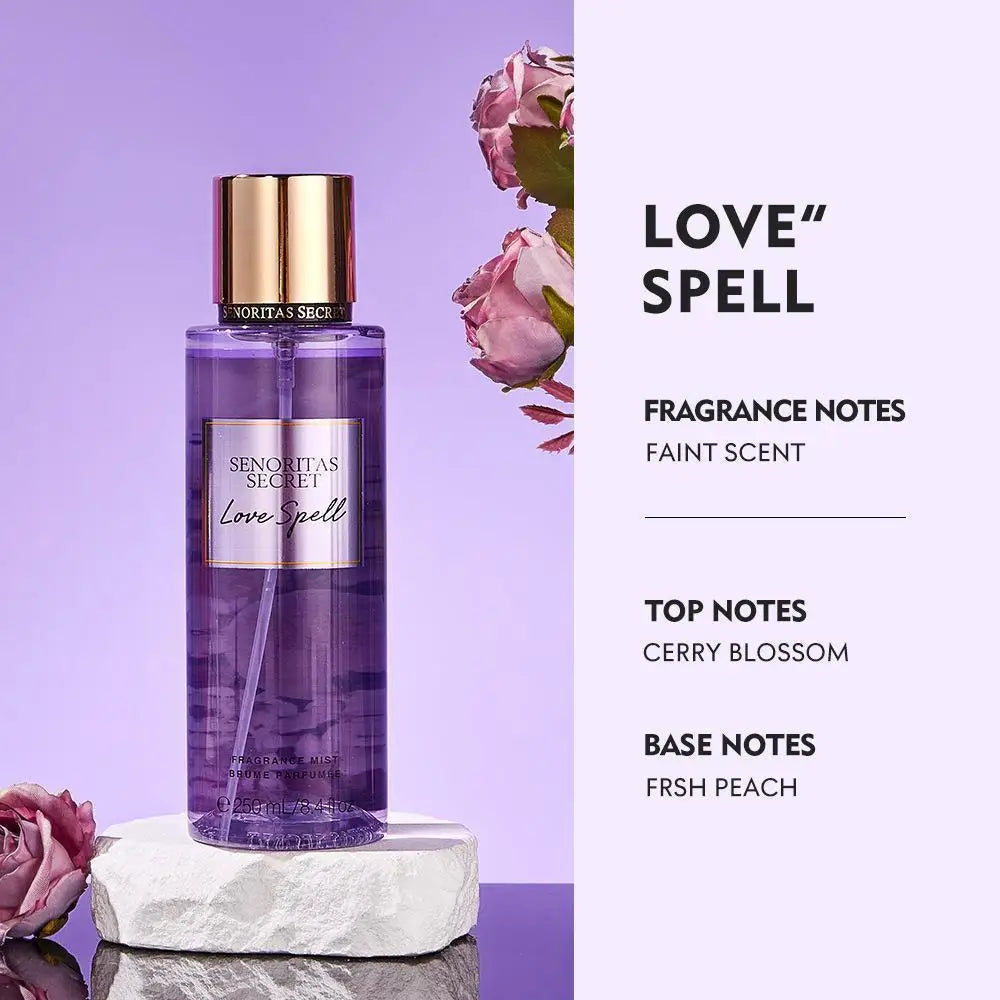 Body Spray Flower Fruit Lasting Perfume 250ml