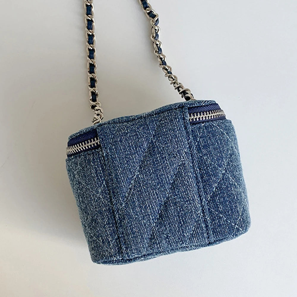Mini Denim Crossbody Bags for Women