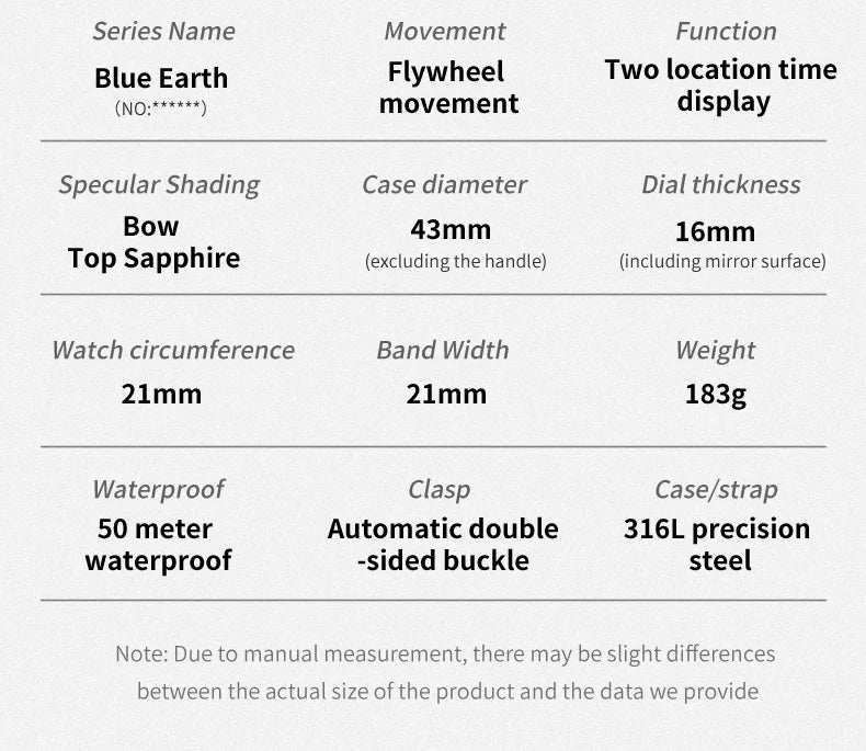 IDEAL KNIGHT Top Brand Luxruy Mens Watch Advanced Tourbillon Automatic Mechanical Watch Waterproof Luminous Dual Region Time