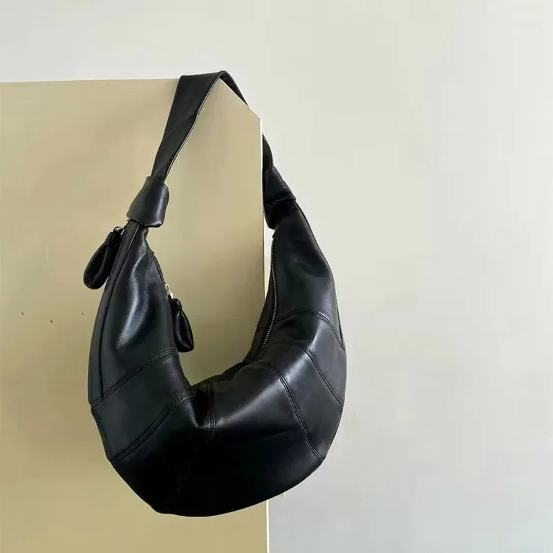 Large Size Capacity leather Cross-Body Bag for Women