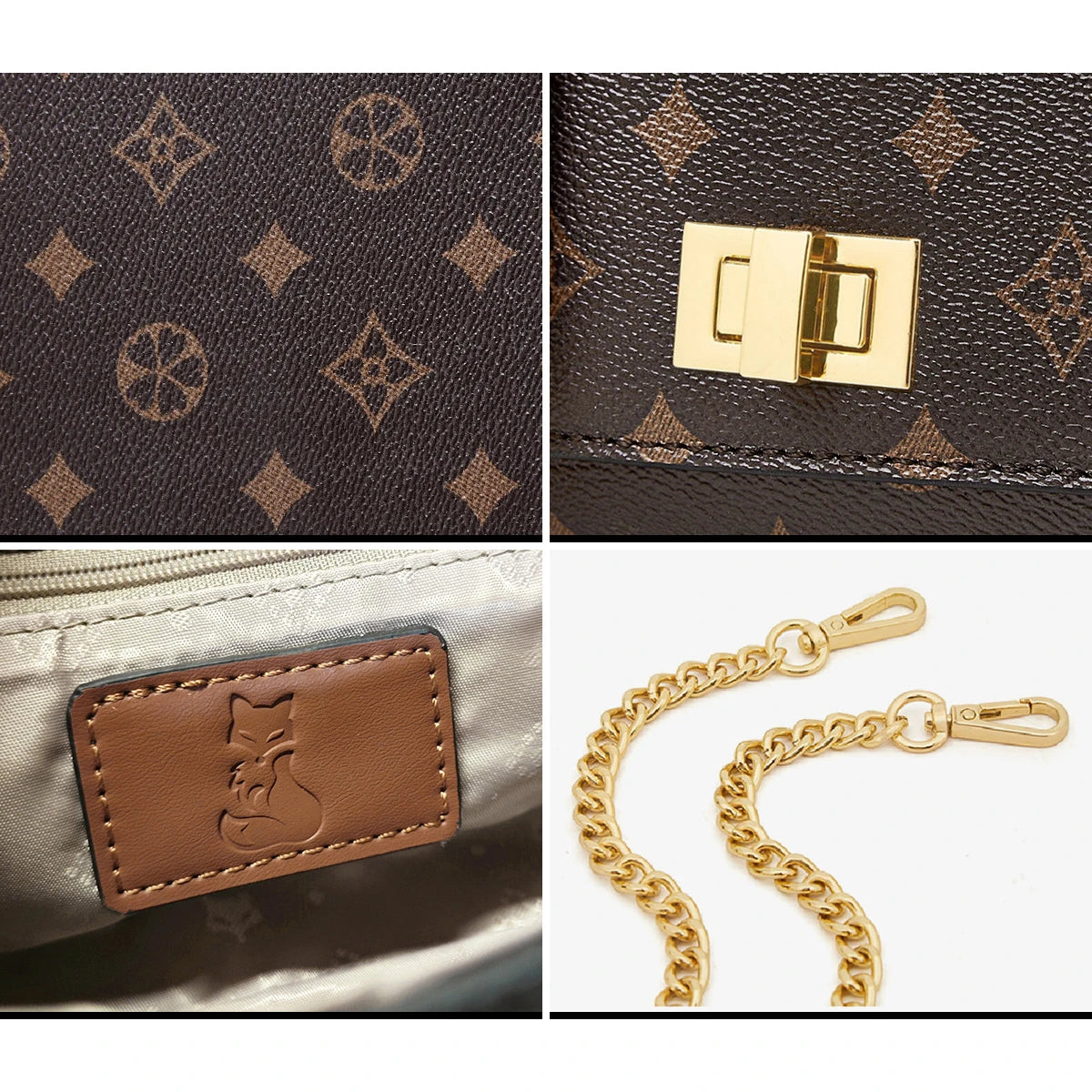 FOXER Women Small Signature Crossbody Bag