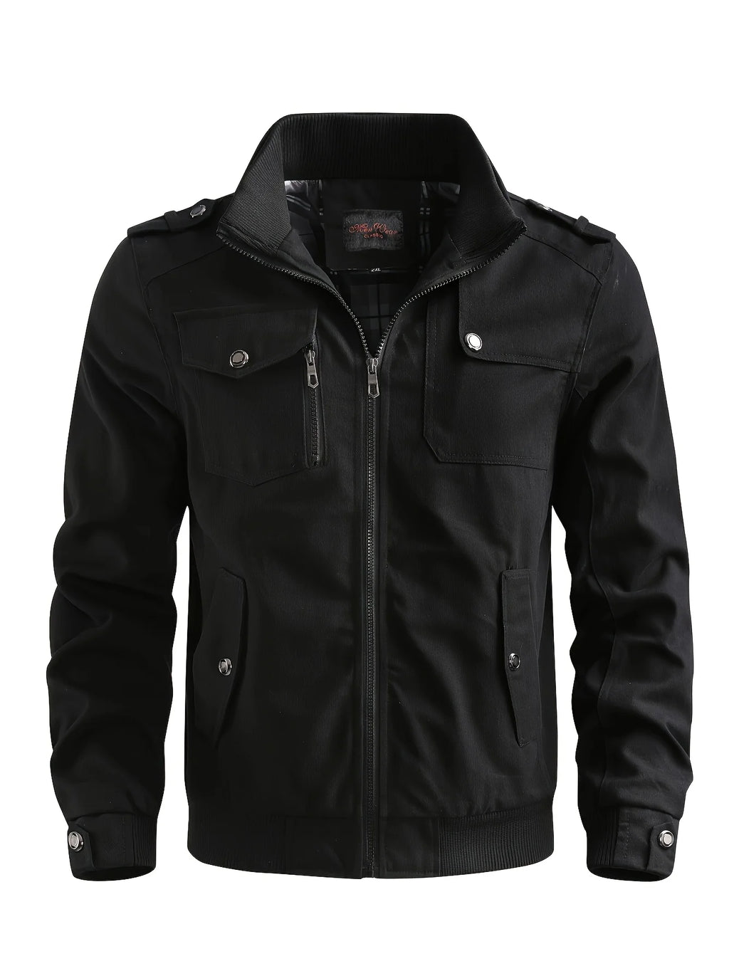 Men's standing collar workwear jacket casual jacket