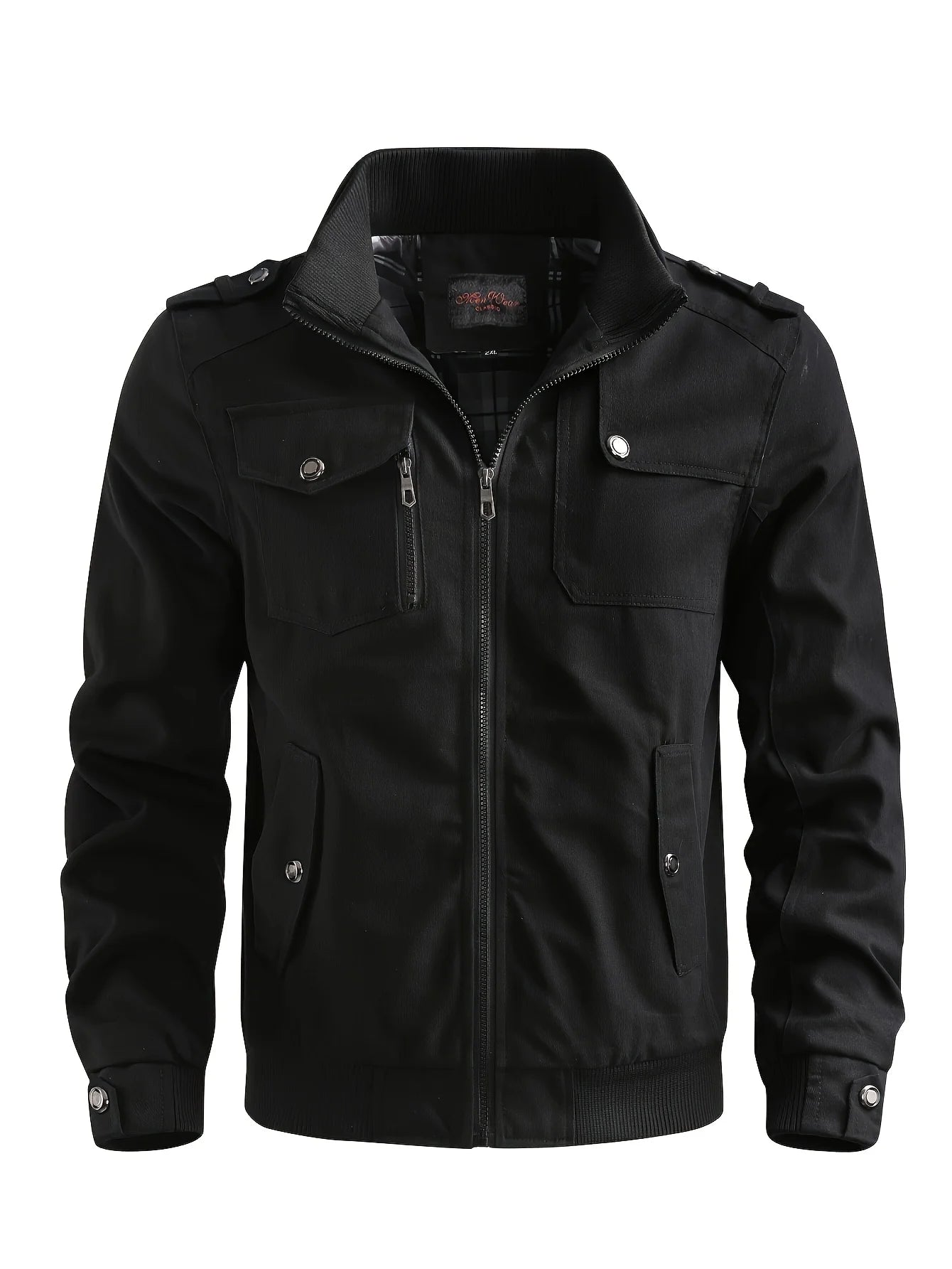 Men's standing collar workwear jacket casual jacket