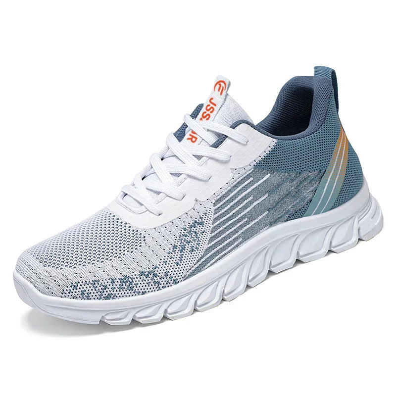 Men's Sports Shoes New Summer Fashionable Casual Sports Shoes Men's Soft-Soled Anti-Slip Lightweight Mesh Running Shoes