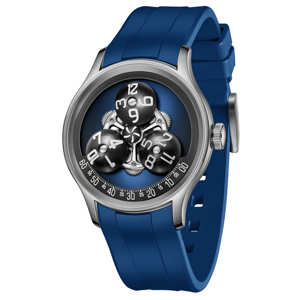 OBLVLO New Design Trisome Star Planet Automatic Watch For Men Luxury Super Luminous 316L Steel Case Mechanical Watch BLM-TRISOME