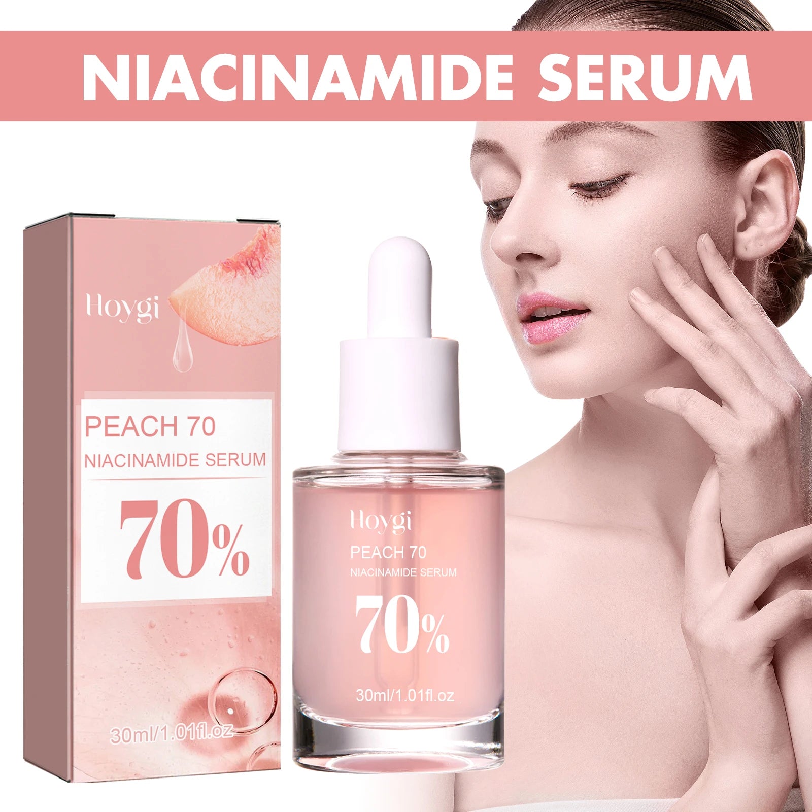 Peach 70% Smooth Brightening Skin Care Dark Spot Remover Serum