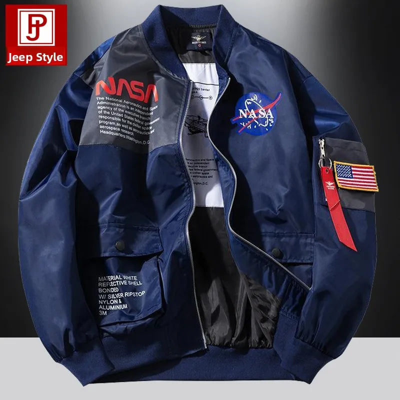 plus Size Men's Casual Baseball Jaet Autumn Winter New Sle Loose Fit Pilot Coat Youth ulari Windproof Outerwear