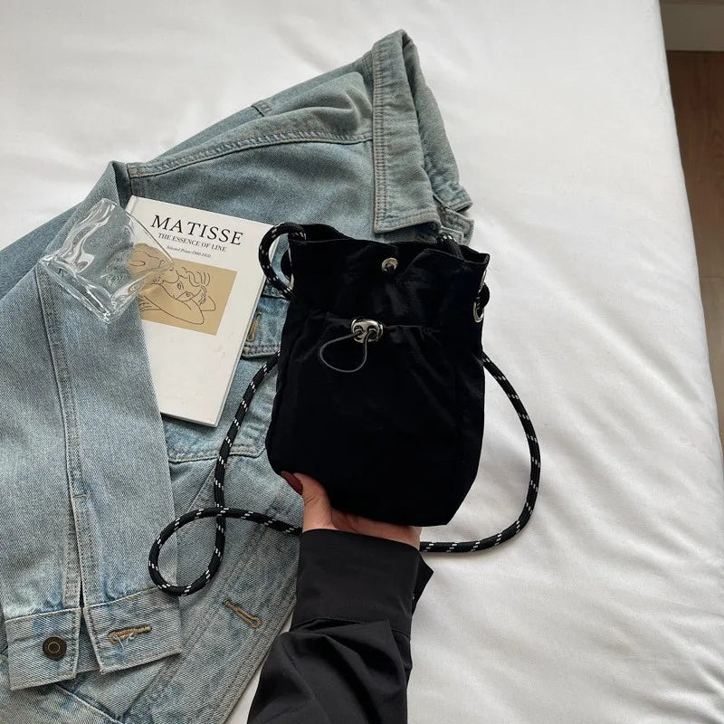 Nylon Crossbody Bag Soft Mini Phone Wallet