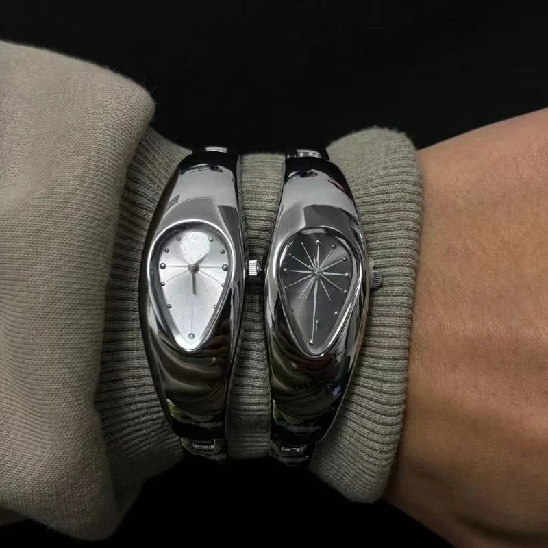 Water drop watch future technology wind millennium space design y2k retro watch niche accessories wear watch