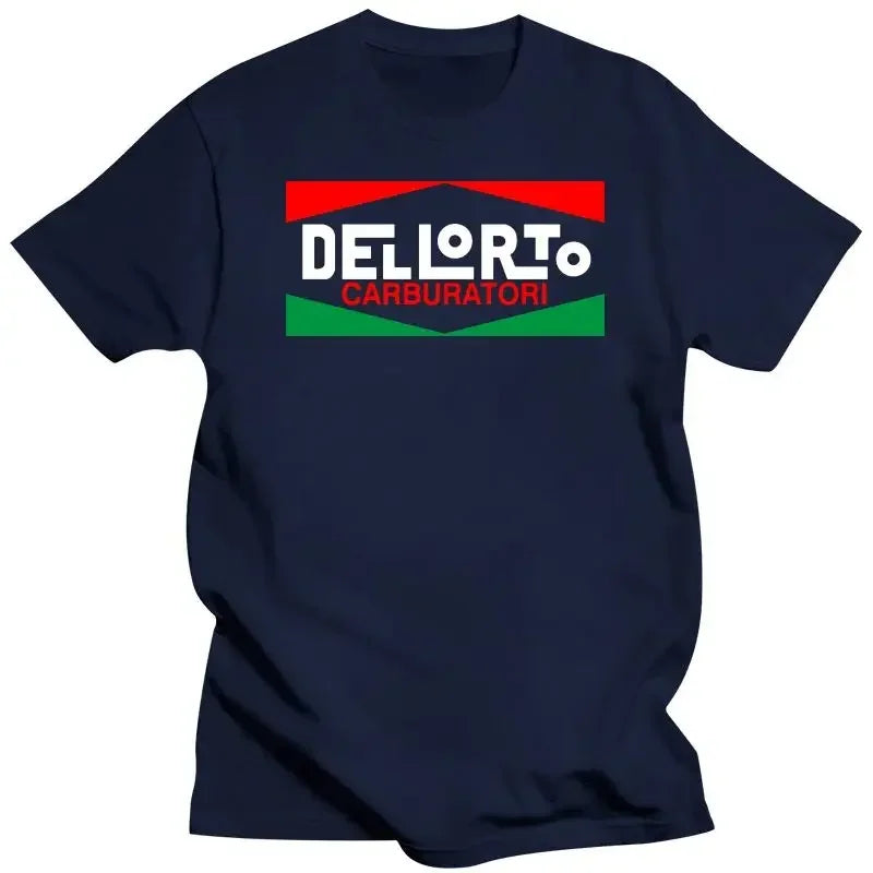 All Colour New Dellorto Carburetor Motorcycle Logo T-shirt  men clothing funny vintage graphic t shirts cotton