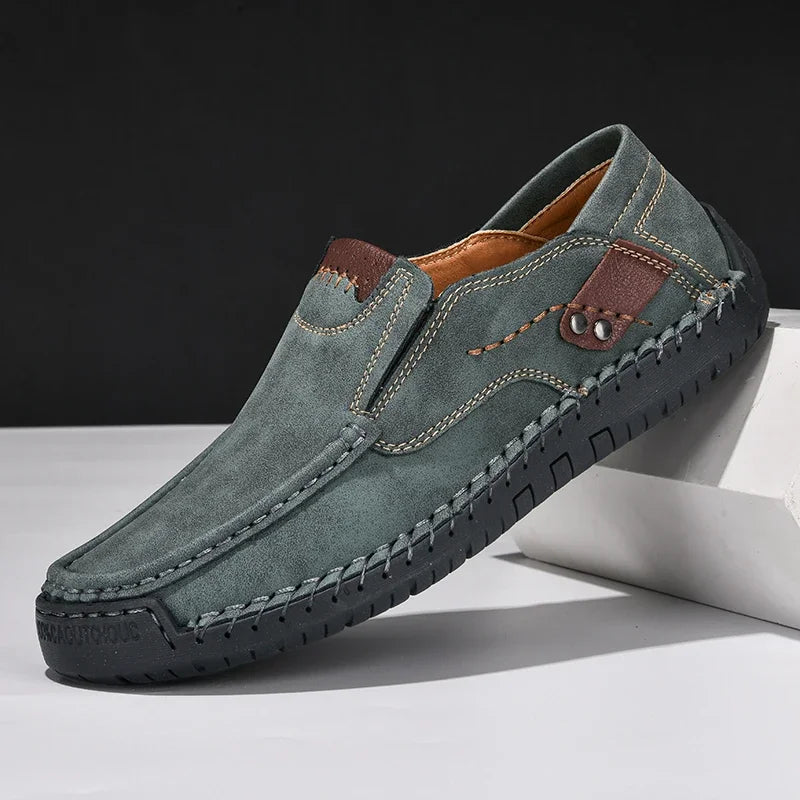 Men Shoes Casual Comfortable Men Slip On Leather Loafers Men