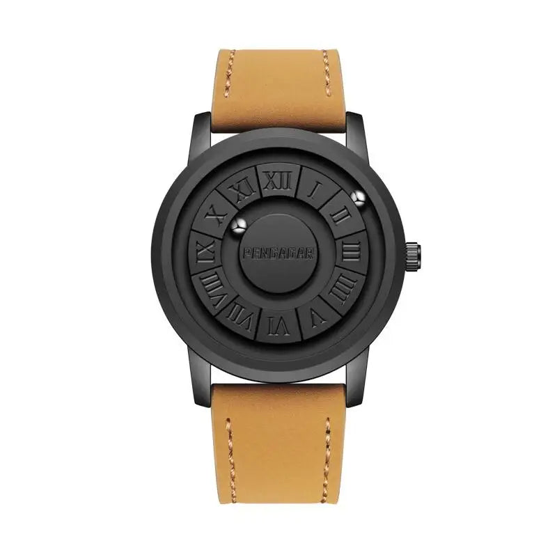 2025 Luxury Watch Men Creative Scrolling Pointer Magnetic Force Sport Watches Men Quartz Chronograph Man Clock Relogio Masculino