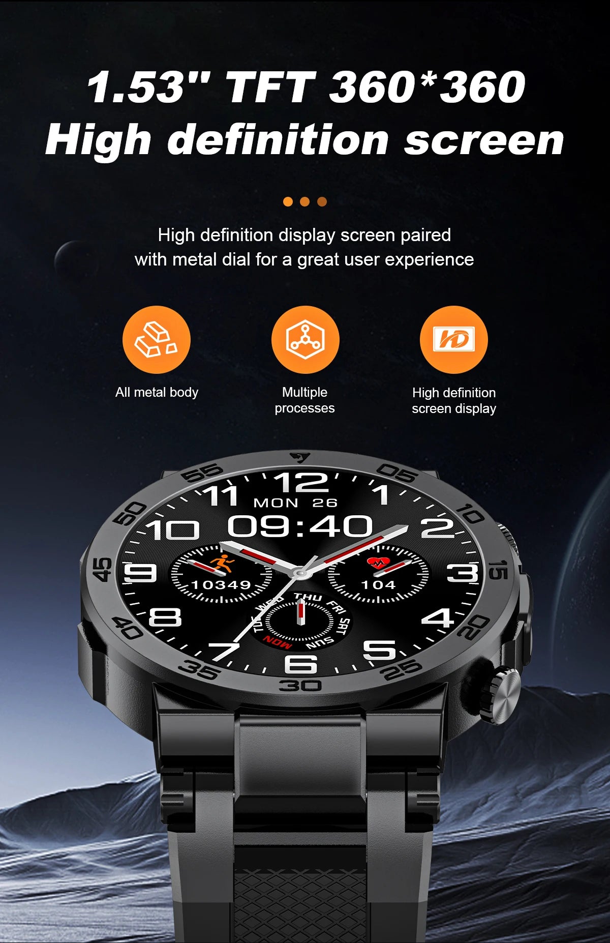 LIGE Fashion LED Flashlight Smart Watch For Men Custom Watch Face Bluetooth Call  Bracelet Sport Blood Oxygen Monitor Smartwatch