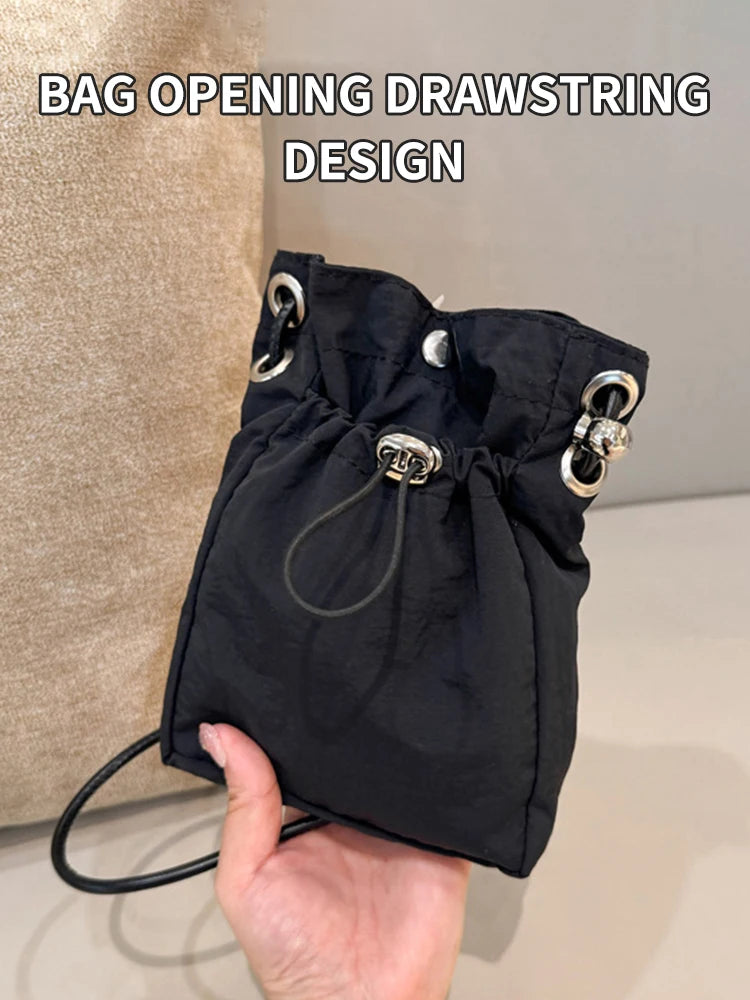 Nylon Crossbody Bag Soft Mini Phone Wallet