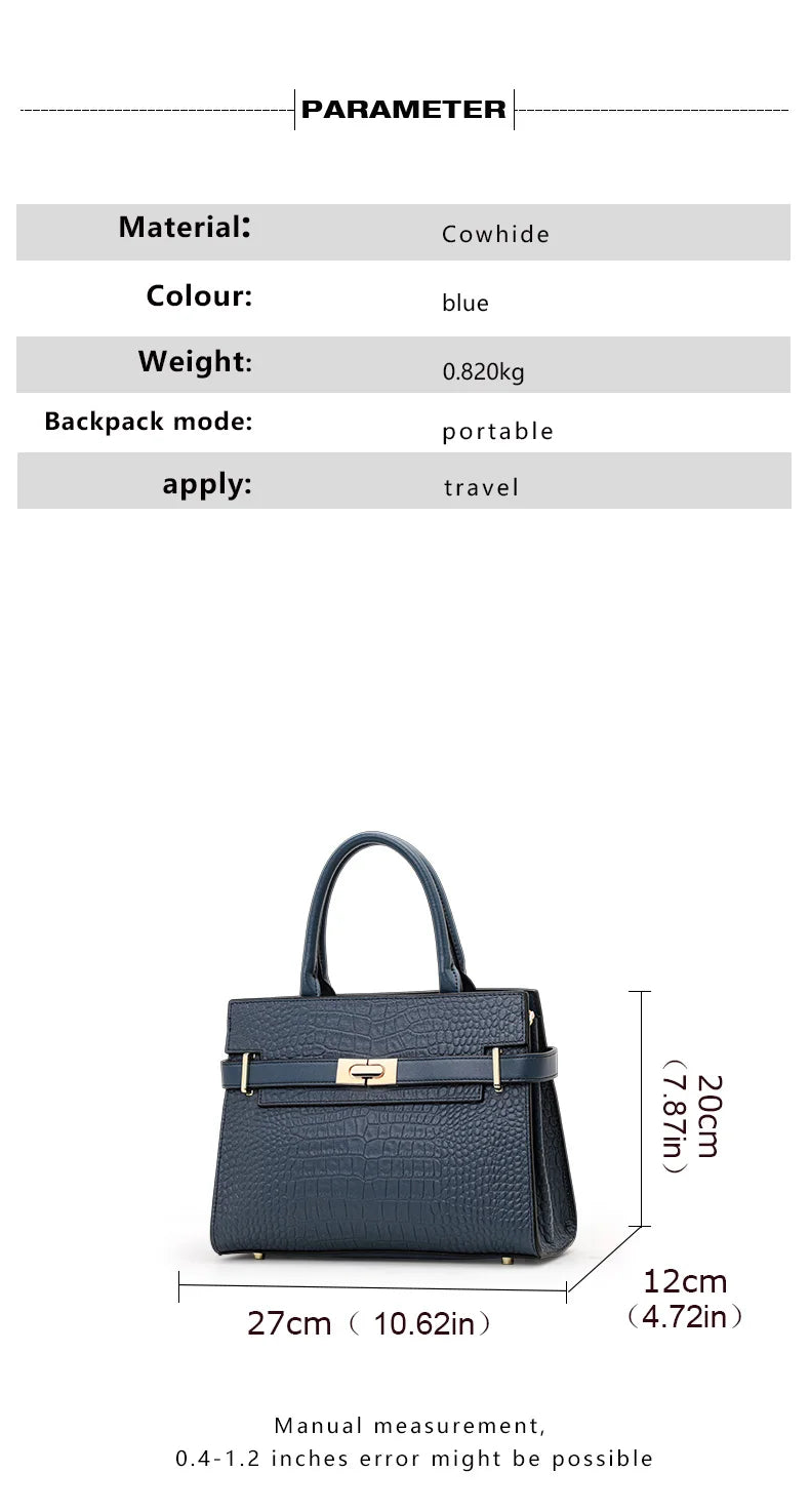 New style women's leather handbag