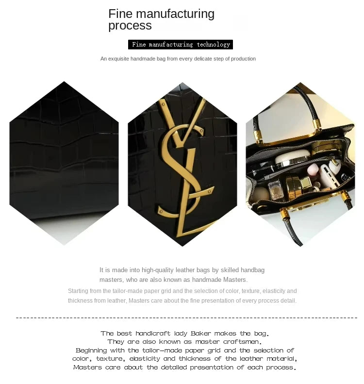 High-grade light luxury handbag