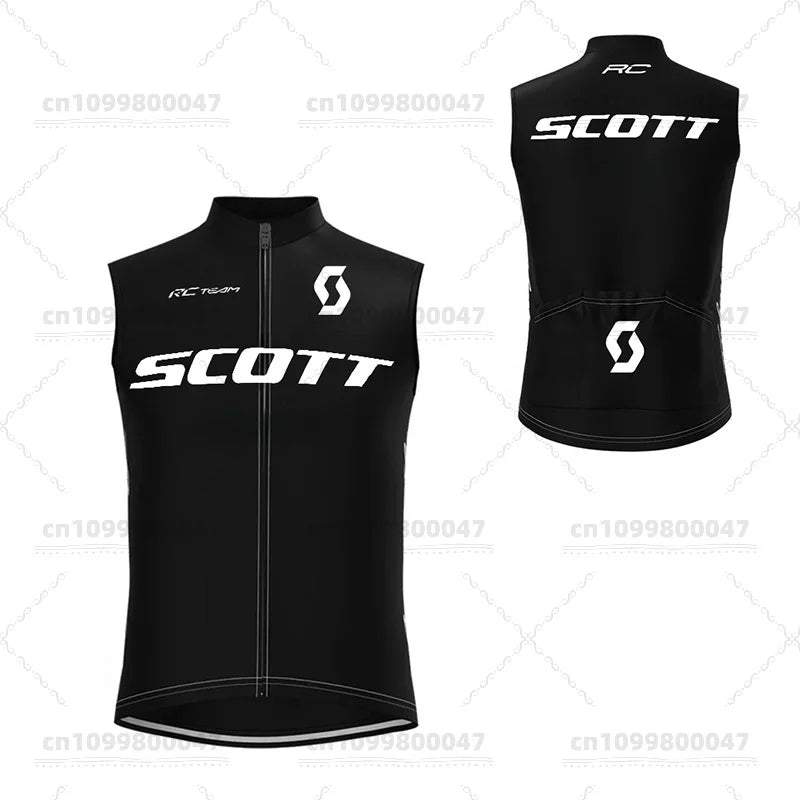 Men's Bike Vest Lightweight Windproof Sleeveless Cycling Suit Bike Soft Breathable Quick Dry MTB Bike Vest