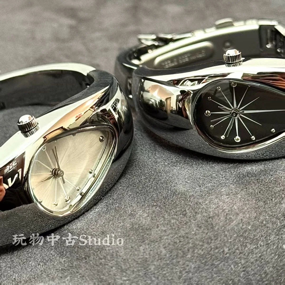 Water drop watch future technology wind millennium space design y2k retro watch niche accessories wear watch