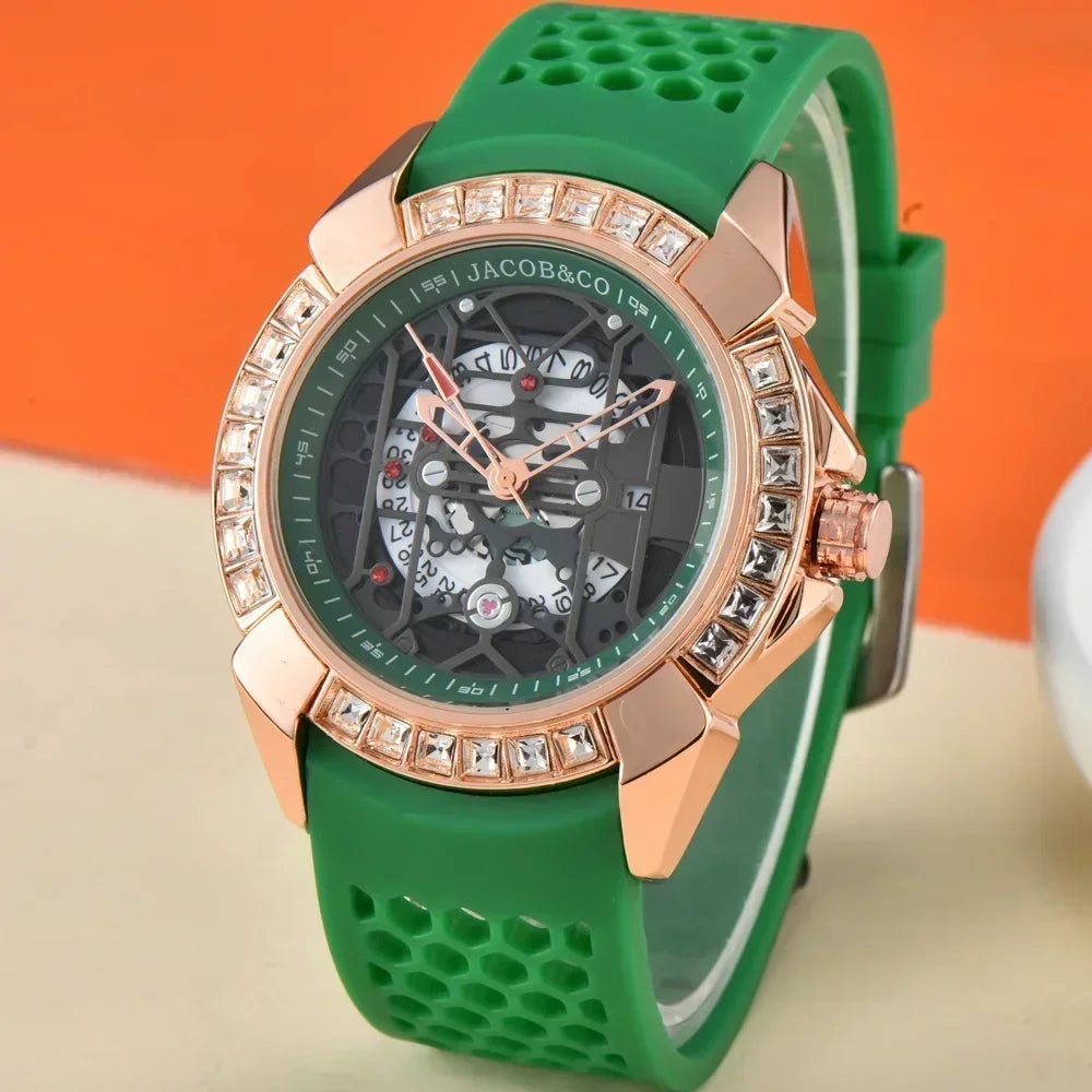 Very Super Jacob & Co Original Brand Watches For Mens Special Dial Multifunction WristWatch Business High Quality AAA Clocks