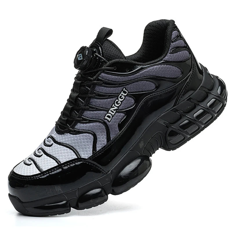 Safety Shoes Men Anti-smash Anti-puncture Steel Toe Work