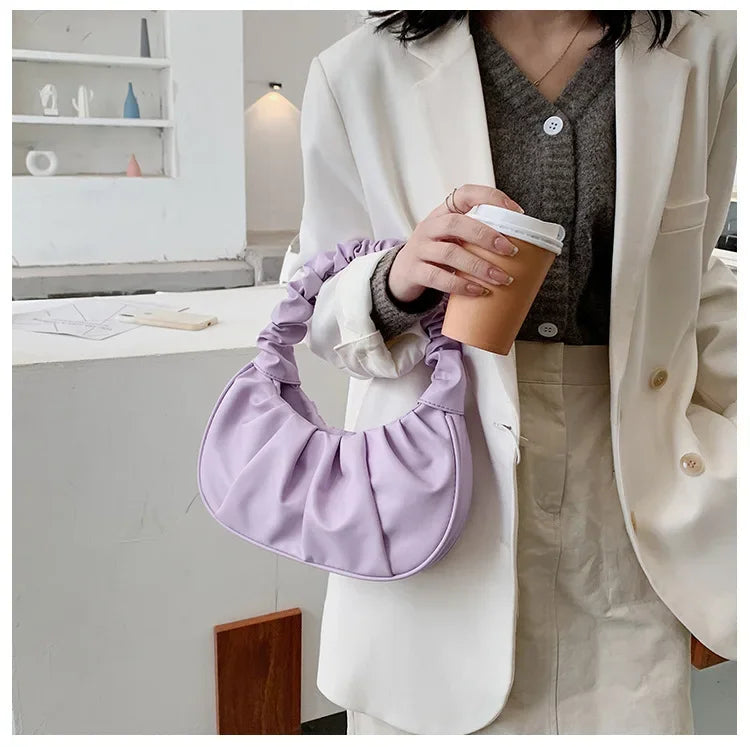 Fashion Pleated Handlebags for Women