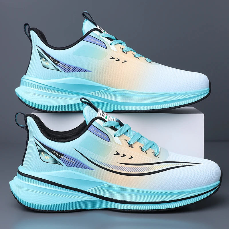 Men Sports Running Shoes 2025 Casual Carbon Plate Marathon Breathable Lightweight Women's Comfortable Athletic Nonskid Sneakers