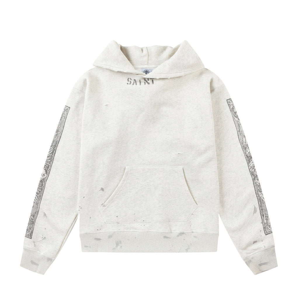 Mens Clothing Vintage high street loose casual all-in-one hoodie  ropa hombre
