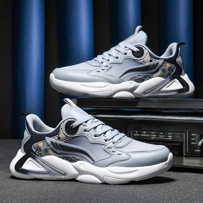 Lightweight Sports Shoes, Professional Marathon Basketball, Tennis, Color-blocked, Fashionable and Versatile Men's Sports Shoes