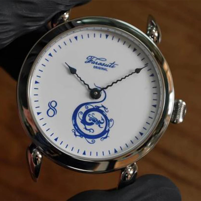 FARASUTE Men Automatic Watch 40mm Luxury Mechanical Wristwatch Sapphire Enamel Dial Hangzhou 5000 Small Rotor Dragon Limited