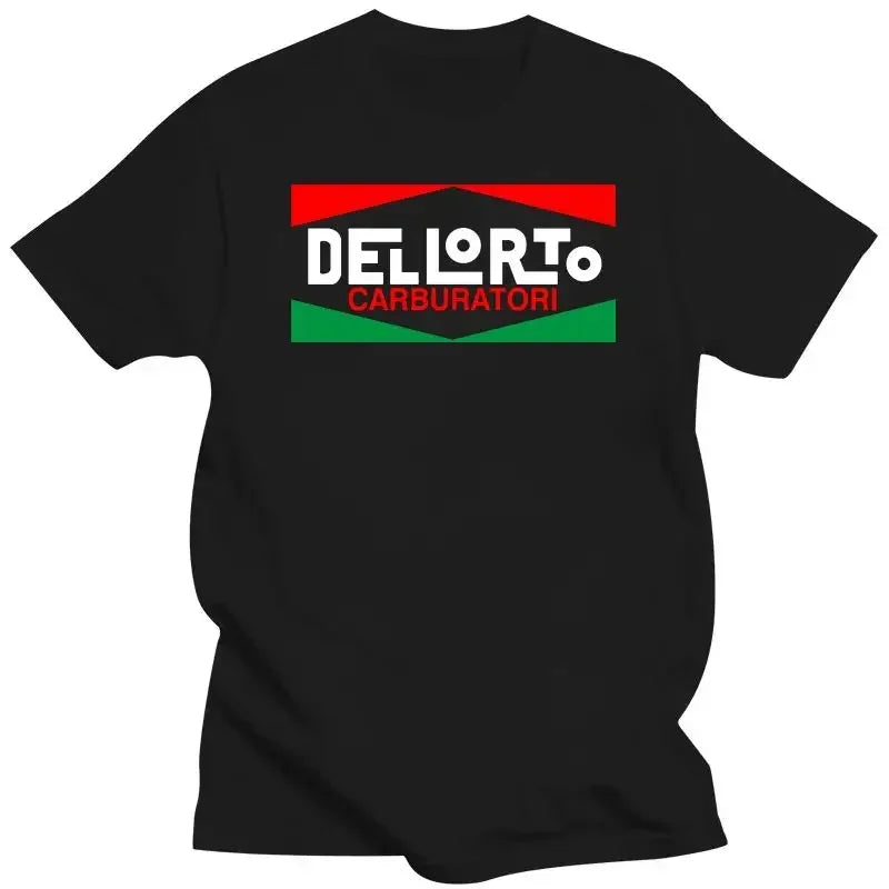 All Colour New Dellorto Carburetor Motorcycle Logo T-shirt  men clothing funny vintage graphic t shirts cotton