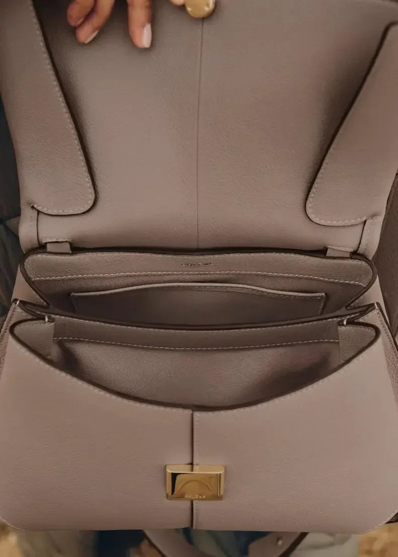 new women's  Fashion leather pleated women's handbag