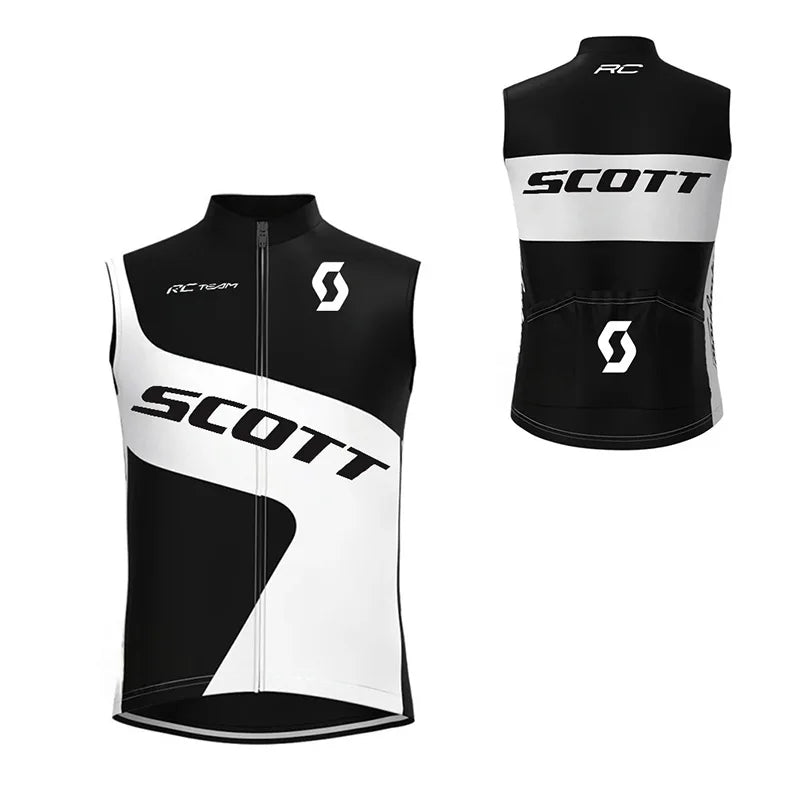 Men's Bike Vest Lightweight Windproof Sleeveless Cycling Suit Bike Soft Breathable Quick Dry MTB Bike Vest