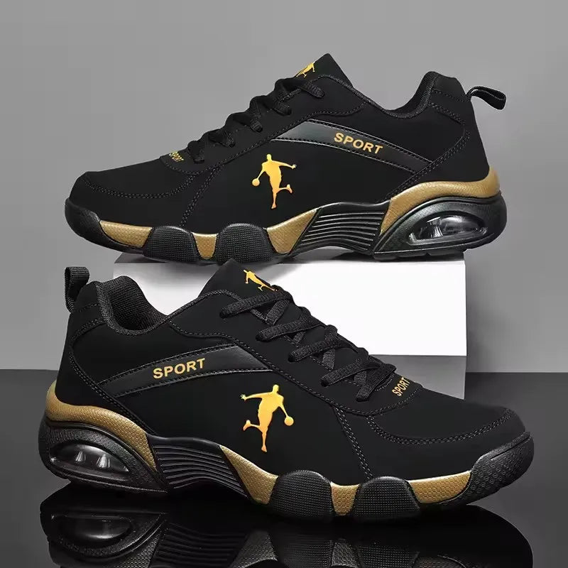 Men's Sneakers 2025 New Men Shoes Outdoor Waterproof Sneakers Non Slip Comfortable Walking Black Sports Shoes for Men