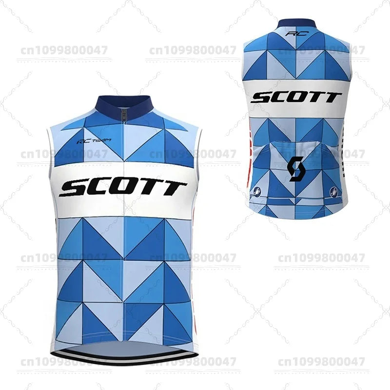 Men's Bike Vest Lightweight Windproof Sleeveless Cycling Suit Bike Soft Breathable Quick Dry MTB Bike Vest
