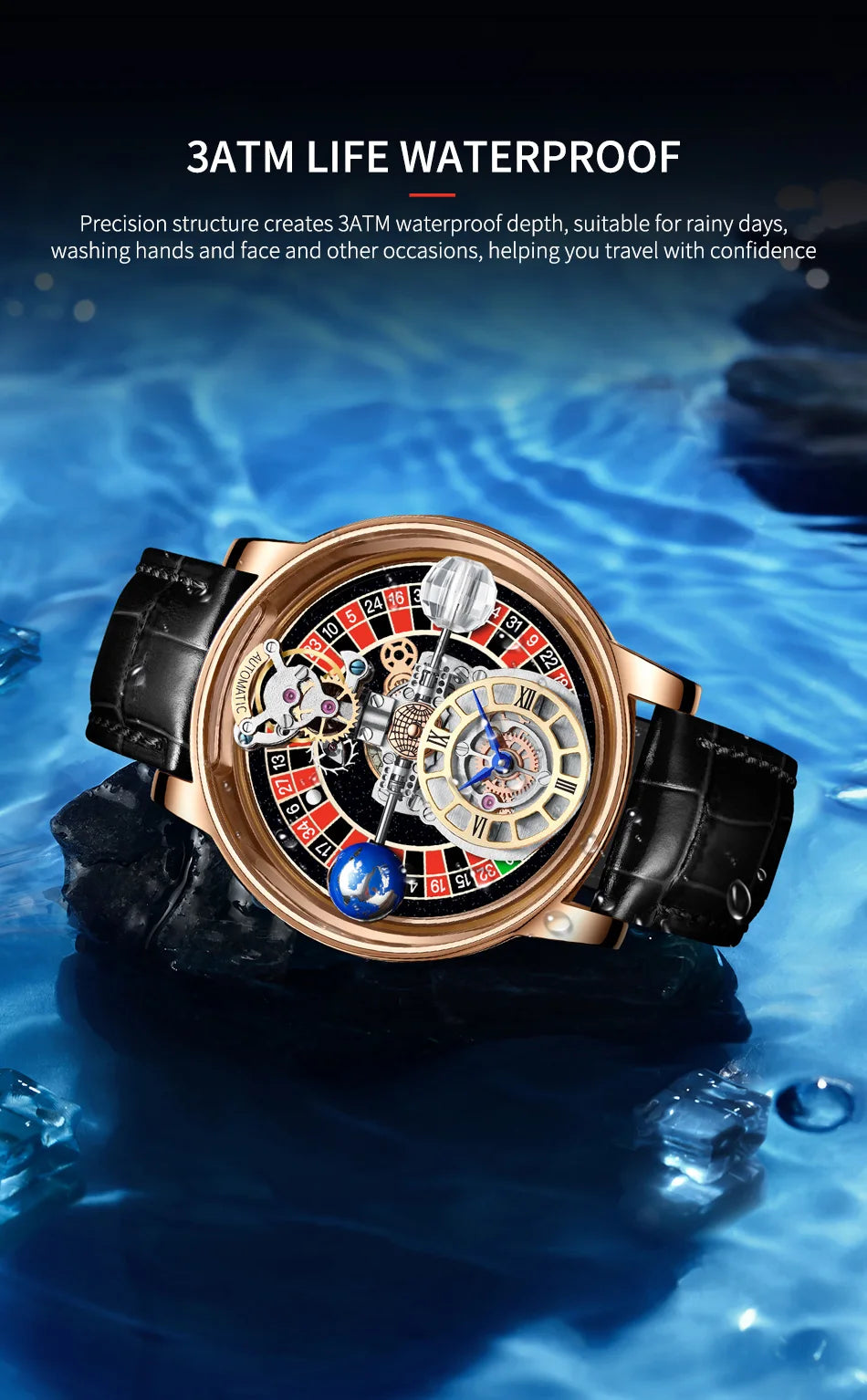2024 PINDU DESIGN Men Watches Top Brands Luxury Celestial Series Roulette Creative Watch Quartz Wristwatch Montre Homme