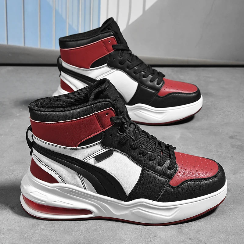 2024 New Hot Selling Men's Sports Shoes Side Shoes Men's Shoes High Top Fashion Shoes Air Cushion Shoes Men's Shoes Trainer Men