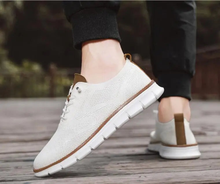 2025 New Men Casual Sports Shoes Anti Slip Wear-Resistant Breathable Cushioning Color Versatile Casual Sports Shoes