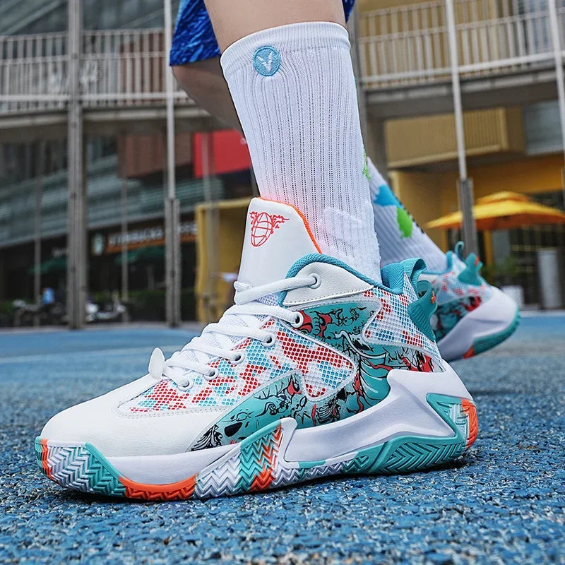 Men Basketball Shoes Light Sports Shoes Trainer Women Unisex Breathable Athletic Outdoor Unisex High Quality Sneakers