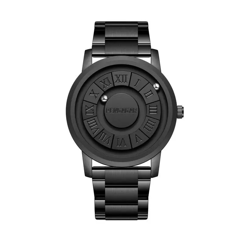 2025 Luxury Watch Men Creative Scrolling Pointer Magnetic Force Sport Watches Men Quartz Chronograph Man Clock Relogio Masculino