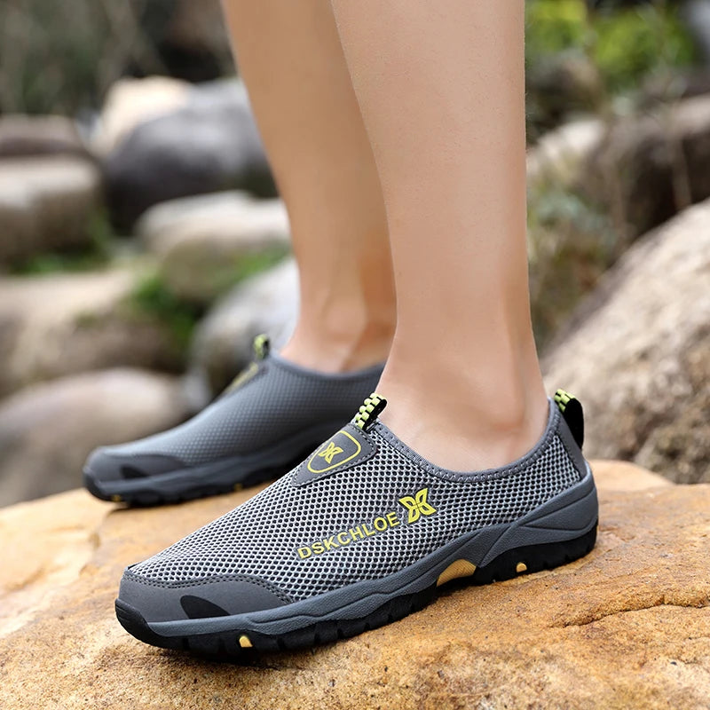 Men's Summer Sports Shoes Anti-skid and Wear-resistant Soles New Discount Shoes for Outdoor Hiking Casual and Breathable Shoes